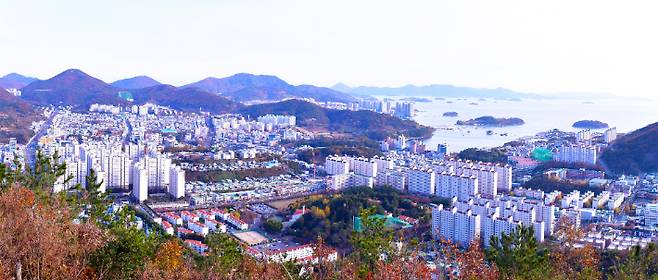 전남 여수 도심 전경. 여수시 제공