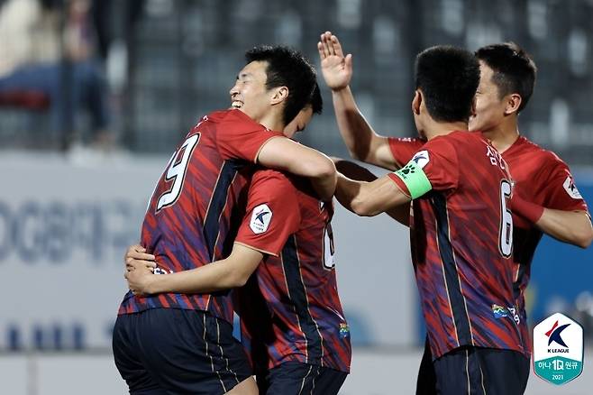 김천상무는 부천을 1-0으로 이겼다.(한국프로축구연맹 제공)© 뉴스1