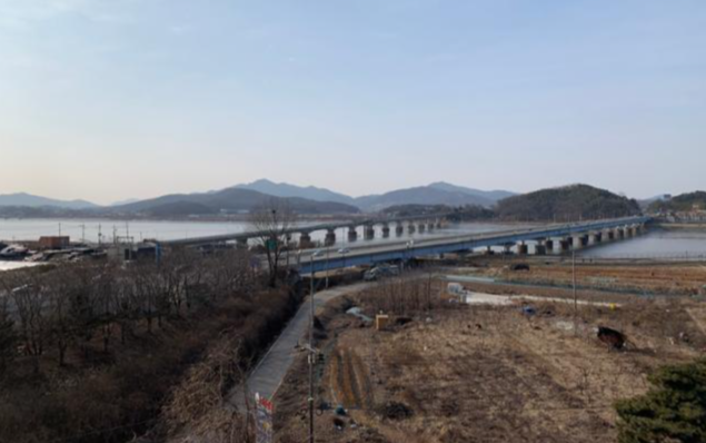 김포시 월곶면 문수산성에서 바라본 강화도