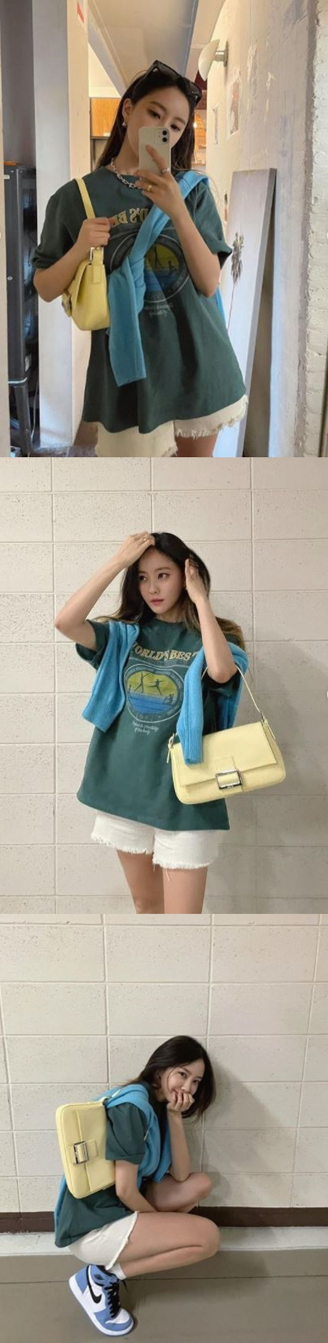 Singer Hyomin has delivered a refreshing and recent situation.Hyomin posted several photos on April 10 with an article entitled Is it a Passion T-shirt these days?The photo shows Hyomin standing in front of a blue background and taking a pose, a blue background and a light blue cardigan combined to create a refreshing atmosphere.Hyomins fresh smile and various Pose also attract attention. The distinctive stylish sense is admiring.Hyomin, who debuted in 2008, was a member of the group T-ara.Last year, I met with viewers through the Lifetime Channel entertainment program Beauty Time.Recently, he appeared on the TVN entertainment program On and Off delay and announced the recent welcome situation.