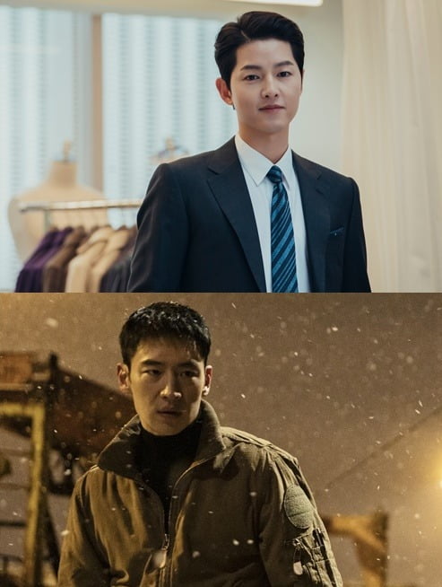 '빈센조' 송중기(위)와 '모범택시' 이제훈/ 사진=tvN, SBS 제공