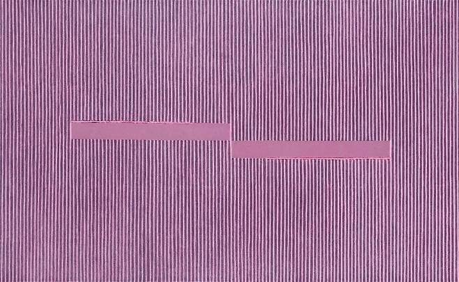 박서보 ‘묘법 No.060330’.&nbsp;케이옥션 제공