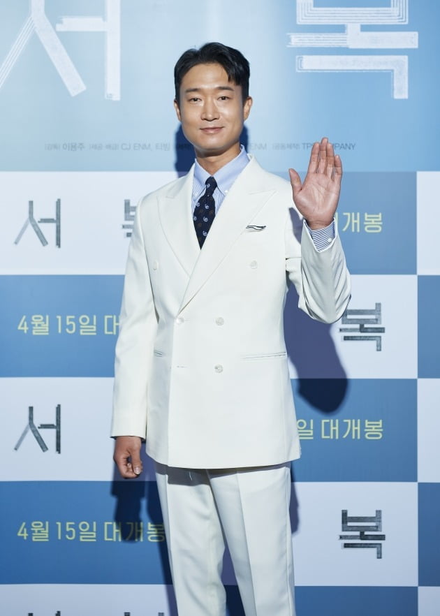 배우 조우진이 12일 CGV 용산아이파크에서 열린 영화 '서복' 언론시사회에 참석했다. / 사진제공=CJ ENM