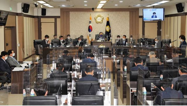 [진천=뉴시스]진천군의회 본회의. (사진=진천군의회 제공) photo@newsis.com  *재판매 및 DB 금지