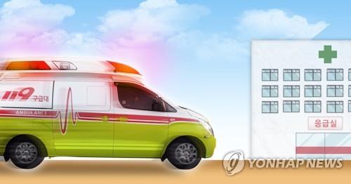 119 구급차·응급환자 병원 이송 (PG) [정연주 제작] 일러스트