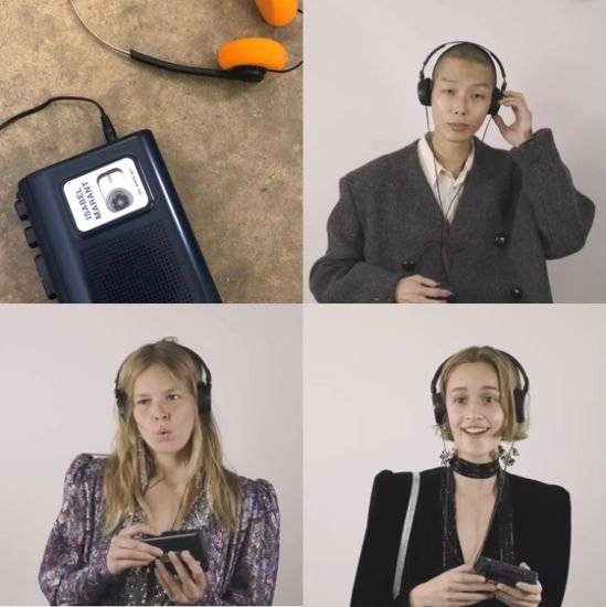 이자벨 마랑은 지난달 2021 가을겨울 컬렉션 발표 예고 영상에 카세트를 등장시켰다. 사진 이자벨 마랑 인스타그램