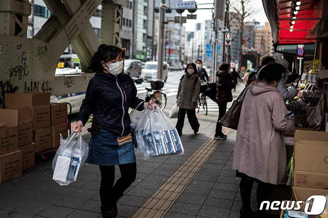 일본 도쿄 거리 모습. © AFP=뉴스1 자료 사진