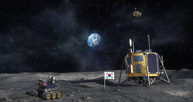 달 탐사 사업 상상도 /한국항공우주연구원
