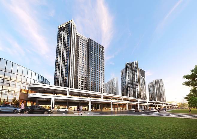 포항 이인지구에서 들어서는 ‘한화 포레나 포항’&nbsp;투시도