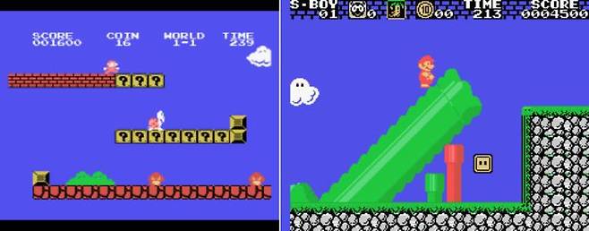 (슈퍼보이1의 히트와 함께 나온 후속작, 슈퍼보이 2와 3)