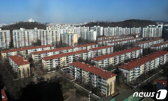 서울 양천구 목동 아파트 모습. 2021.2.23/뉴스1 © News1 구윤성 기자