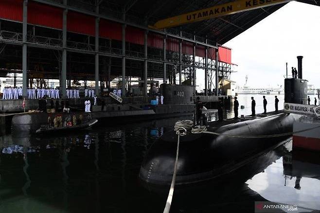 연락두절된 독일산 인도네시아 잠수함 KRI 낭갈라함. /안타라통신 연합뉴스