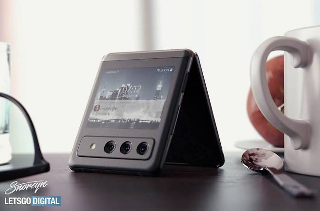 갤럭시Z플립3 예상 이미지 [출처=렛츠고디지털]