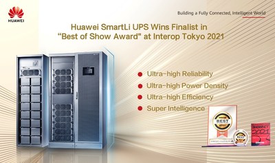 Huawei SmartLi UPS, 'Best of Show Award' 파이널리스트에 선정 (PRNewsfoto/Huawei)