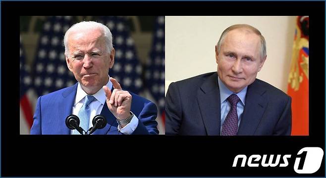 조 바이든 미국 대통령(좌)와 블라디미르 푸틴 러시아 대통령. © AFP= 뉴스1