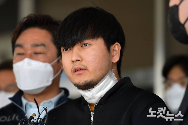 서울 노원구 아파트에서 세 모녀를 살해한 혐의를 받는 김태현(만 24세). 박종민 기자