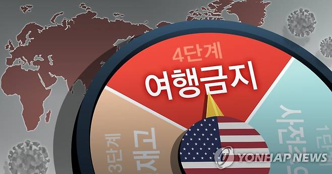 미국 '여행금지' 경보 전세계 확대 (PG) [권도윤 제작] 일러스트