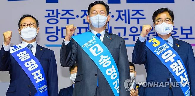 민주당 당권주자들 [연합뉴스 자료사진]