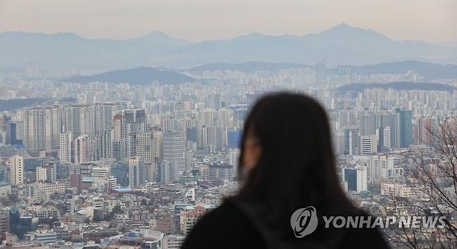 서울 시내 아파트·빌딩 숲 [연합뉴스 자료사진]