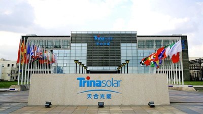 Photo shows the building of Trina Solar Co., Ltd. (PRNewsfoto/Xinhua Silk Road)