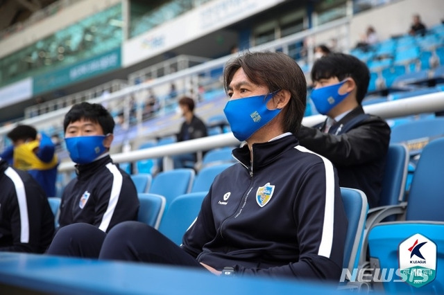 [서울=뉴시스] 울산 홍명보 감독. (사진=프로축구연맹 제공)