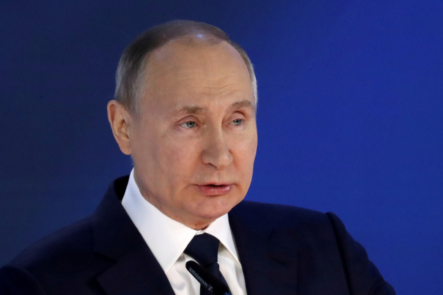 블라디미르 푸틴 러시아 대통령./로이터연합뉴스