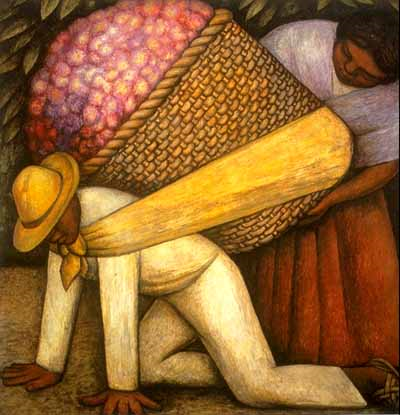 꽃을 나르는 사람(The Flower Carrier, 1935) 샌프란시스코 현대미술관(MoMA)