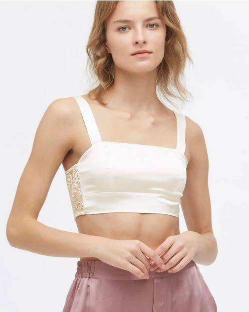 실크로 만든 브래지어. 출처:릴리실크