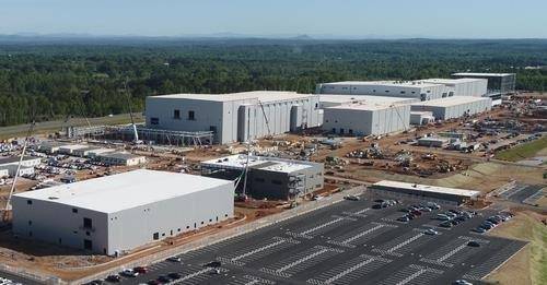 SK이노베이션의 미국 자회사 'SK배터리아메리카'(SKBA)의 조지아주 공장 건설 현장 [미국 건설업체 클레이코 홈페이지 캡처·재판매 및 DB 금지]