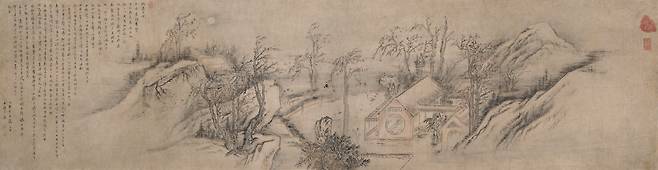 김홍도 필 추성부도(보물 제1393호)