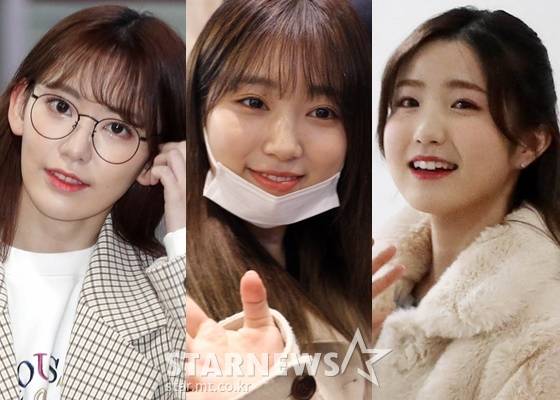 그룹 아이즈원 사쿠라, 나코, 히토미(왼쪽부터) /사진=스타뉴스