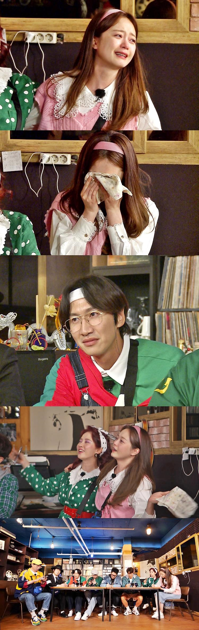 Lee Kwang-soo will unveil the past history hidden by the members.On SBSs Running Man, which will be broadcast on May 2, the story of Jeon So-mins sudden tears during the recording will be revealed.The members conducted a mission at the LP bar where the emotions of the 90s were buried, and submitted the stories and application songs that had been hidden.When Choi Ho-seops Mask of the Year, along with Kim Jong-guks story, When I was in school, I wanted to give up my dream of a singer on the contrary of my parents, came out, all the members were soaked in memories with their hands tightly held.At this time, Jeon So-min, the representative emotional worker of Running Man, said, Its a start again.In particular, I could not speak with the lyrics Do not forget and remember, but before the story was written, Jeon Sang-min recalled the past with a faint recollection of the past, saying, Memories ... I do not write one piece ... and made the members buzz by revealing a meaningful love story with the song Have you ever drank angels and coffee?On the other hand, on this day, the story of Yang Se-chan, who had a big fire in his childhood, Lee Kwang-soo, who wants to be a good mother, and Hahas childhood, which was exceptionally introspective, attracted attention.The reason why Jeon So-min, a Love Frog, shed tears and the members past history will be revealed at Running Man, which will air at 5 p.m. on the 2nd of next month.