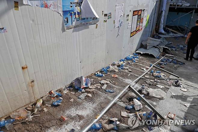 이스라엘 압사 사고 현장 [AFP=연합뉴스]