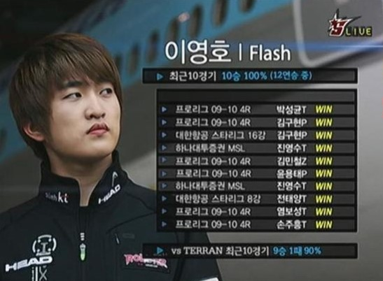 당시의 이영호, 사진=OGN 영상 캡처