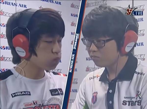 이영호와 김명운, 사진=OGN 영상 캡처