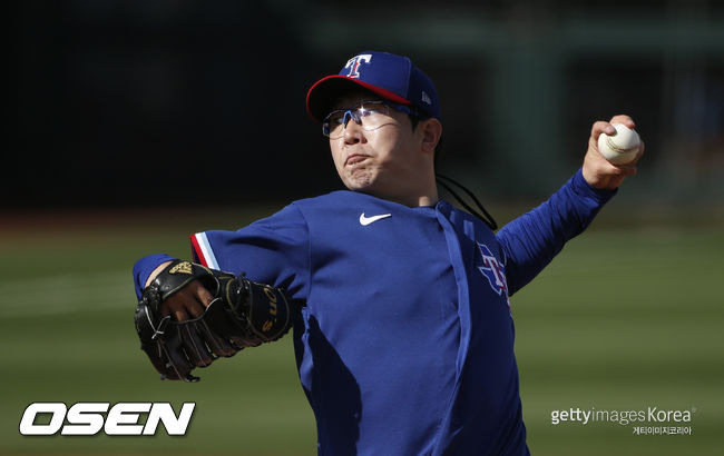 [사진] 텍사스 레인저스 양현종. ⓒGettyimages(무단전재 및 재배포 금지)