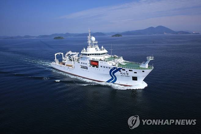 해양과학조사선 이사부호 [해양과학기술원 제공=연합뉴스 자료 사진. 재판매 및 DB 금지]