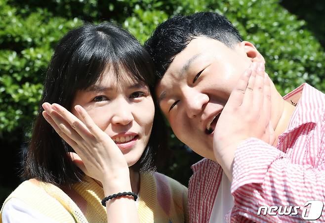 개그맨 부부 배정근 김단하(왼쪽) © News1 권현진 기자