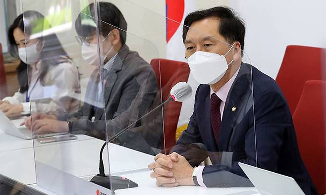 국민의힘 김기현 원내대표. 세계일보 자료사진