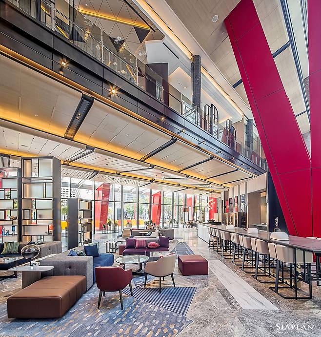 페어몬트 앰배서더 서울 호텔 내부. /시아플랜건축