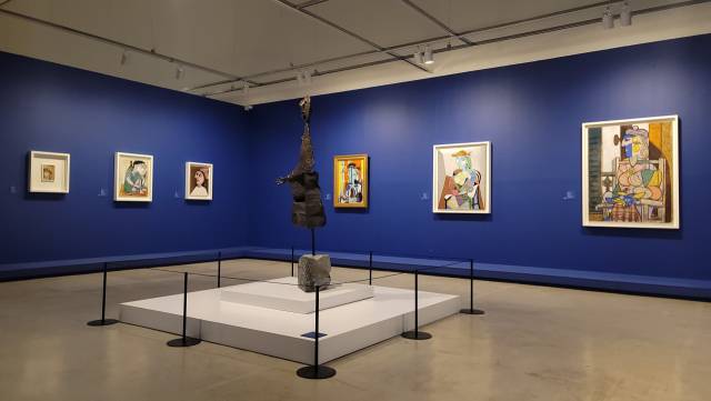 예술의전당 한가람미술관에서 한창인 ‘피카소 탄생 140주년 특별전’ 전시 전경. /조상인기자