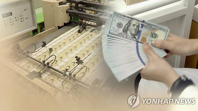 원화값(CG) [연합뉴스TV 제공]