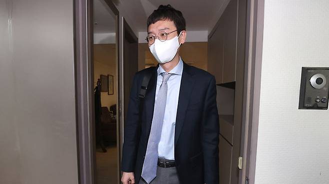 지난 7일 김종인 전 비대위원장 방문 마친 김웅 의원