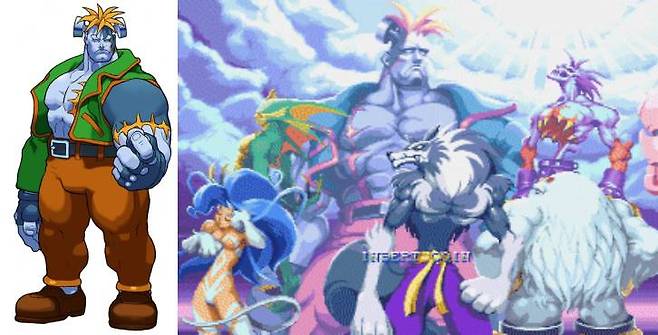 (오프닝에 등장하는 빅터의 모습. 인 게임 보다 상당히 크게 묘사되어 있다)