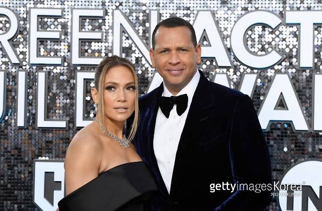 알렉스 로드리게스와 제니퍼 로페스. Getty Images코리아