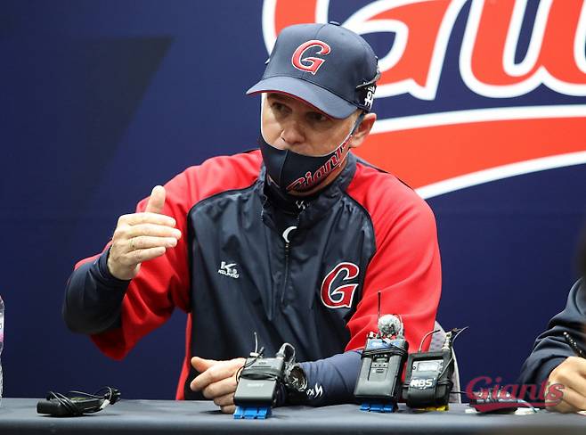 래리 서튼 롯데 신임 감독.  롯데 자이언츠 제공