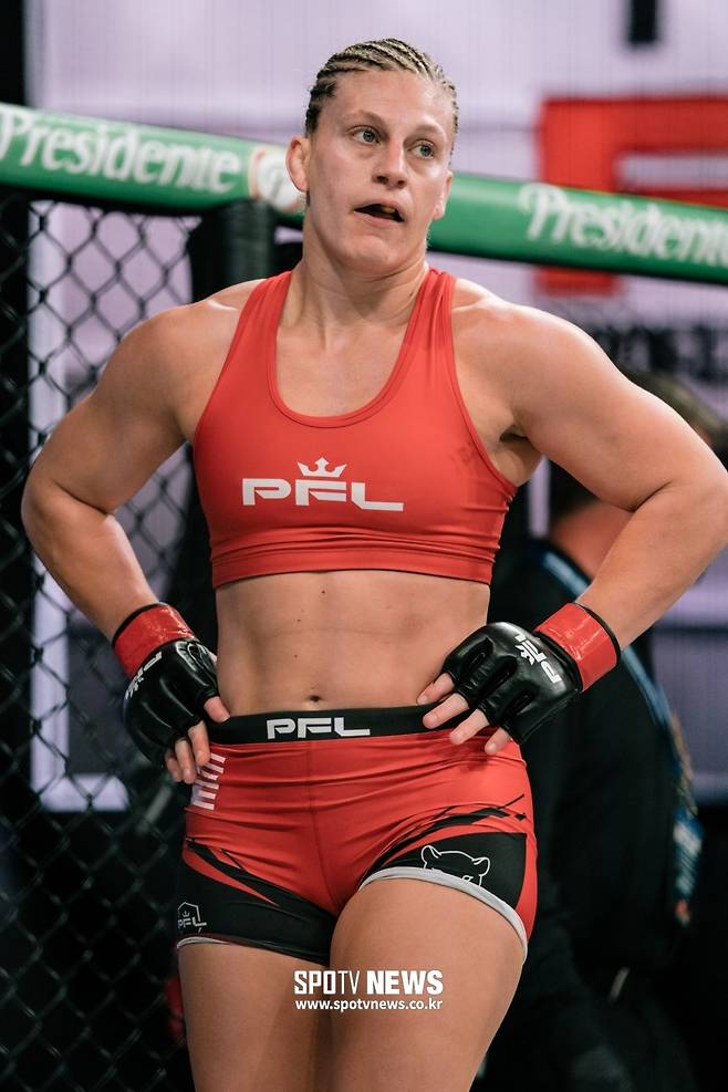 ▲ 케일라 해리슨은 올림픽 2연속 금메달리스트 유도가다. 종합격투기 전적은 9승 무패다.