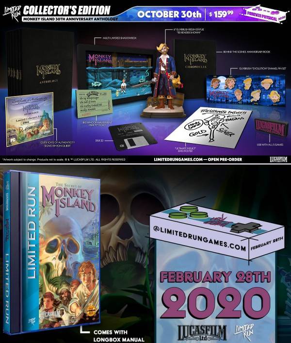 (이전에 출시되었던 세가CD (메가CD)용 한정판 원숭이 섬의 비밀)