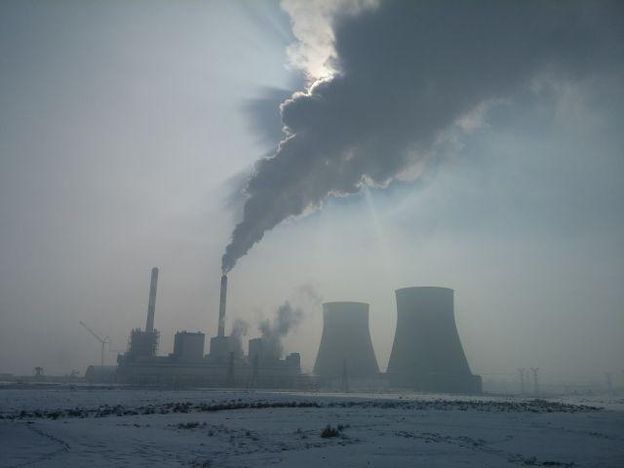 중국의 한 화력발전소.
