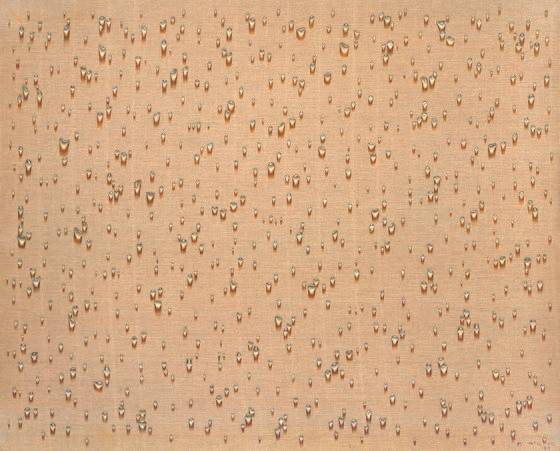 김창열의 ‘물방울’, 1979~83, 캔버스에 유채, 182.5x228㎝. [사진 갤러리현대]